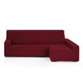 Miniatyrbild 1 av 2: Chaise longue-omslag med kort högerarm Hosteline CAMERON Bordeaux 48 x 29 x 14 cm