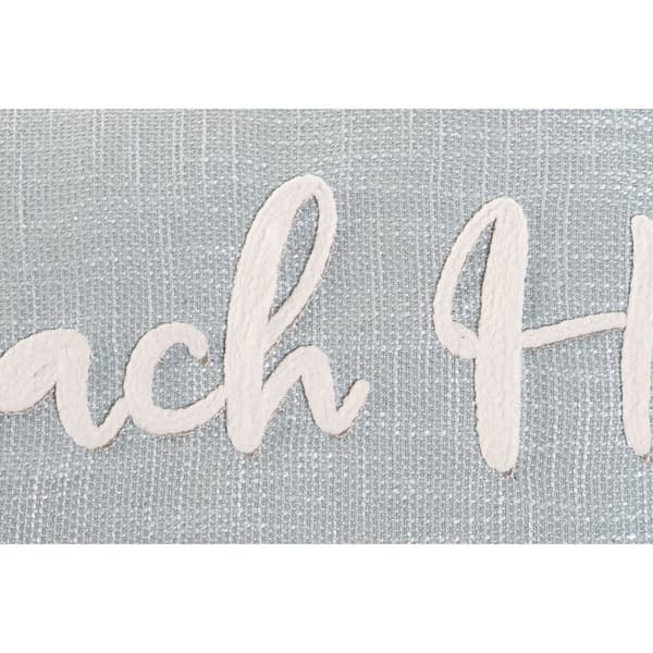 Kudde Home ESPRIT Beach Vit Himmelsblå Medelhavs 60 x 10 x 35 cm