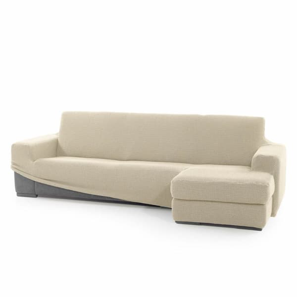 BRUGT Betræk til  chaiselong med kort arm til højre Sofaskins Beige (Refurbished B)