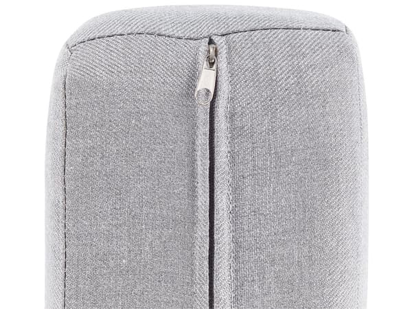 Utendørs Putetrekk Sett Lysegrått Stoff Sofa Sete Rygg Sideputetrekk Moderne Stil