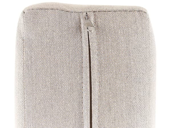 Udendørs pudebetræk Sæt Beige stofsofa Sæde Rygsidepudebetræk moderne stil