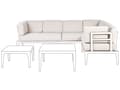 Miniatyrbillede 1 af 9: Udendørs pudebetræk Sæt Lys Beige stofsofa Sæde Rygsidepudebetræk moderne stil