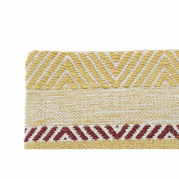 Pudebetræk DKD Home Decor Multifarvet Frynse Boho (60 x 60 x 2 cm)