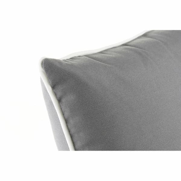 Tyyny DKD Home Decor Valkoinen Harmaa Boho 40 x 10 x 40 cm