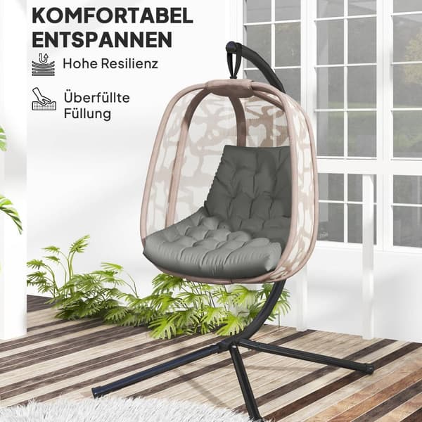 Rootz Seat Pushion - Udendørs pude - Stolpude - Langvarig komfort - 120 cm x 100 cm x 8cm