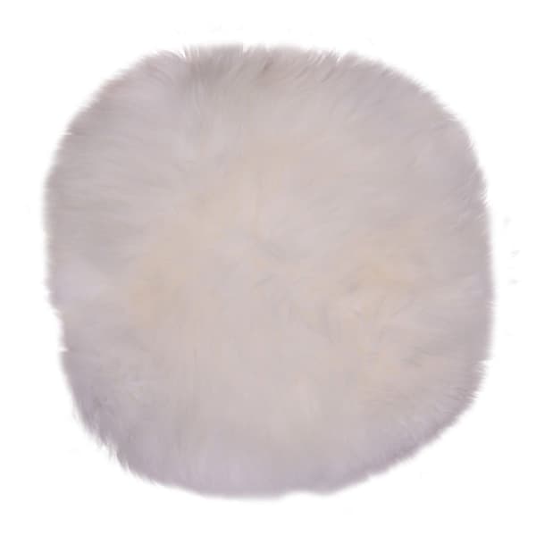 Rootz Lambskin Seat Pad - Mysig kudde - Luxury sittplatser - Lägger till komfort - 35 cm diameter