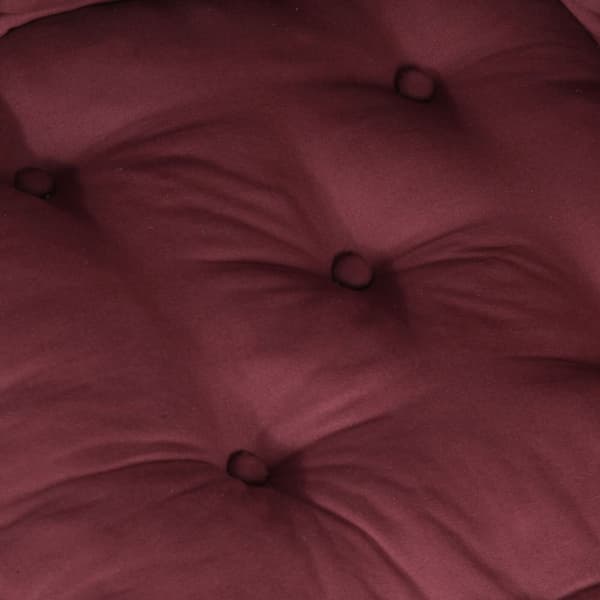 vidaXL Puff Set om 4 Burgundy 100% bomull 70 x 70 x 54 cm Modulär