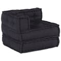 Miniatyrbild 3 av 11: vidaXL Pouffe Set av 3 Antracit Bomull 70 x 70 x 54 cm Modulär