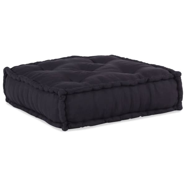 vidaXL Pouffe Set av 3 Antracit Bomull 70 x 70 x 54 cm Modulär