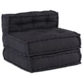 Miniatyrbild 7 av 11: vidaXL Pouffe Set av 3 Antracit Bomull 70 x 70 x 54 cm Modulär