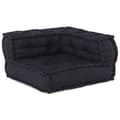 Miniatyrbild 2 av 11: vidaXL Pouffe Set av 3 Antracit Bomull 70 x 70 x 54 cm Modulär