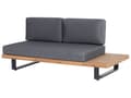 Miniatyrbillede 7 af 8: Udendørs Pudebetræk Grå Stof Sofa Sæde Ryglæn Pudebetræk