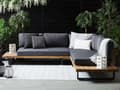 Miniatyrbillede 2 af 8: Udendørs Pudebetræk Grå Stof Sofa Sæde Ryglæn Pudebetræk