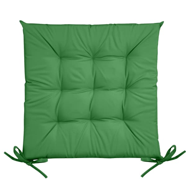 Stolsdyna vattentät TRÄDGÅRD 40x40x5 trädgård quiltad grön