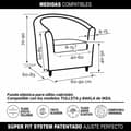Miniatyrbillede 9 af 11: BRUGT Stolsovertrek Sofaskins (Refurbished A)
