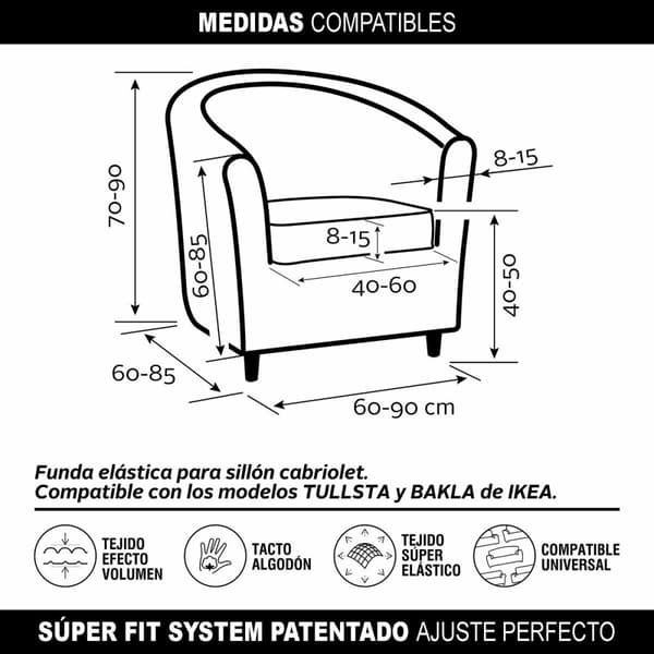 BRUGT Stolsovertrek Sofaskins (Refurbished A)