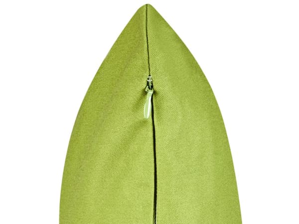 Sett med 2 uteputer Grønn Polyester 45 x 45 cm Palmemotiv Vannavvisende og avtakbart trekk Pyntepute Hage