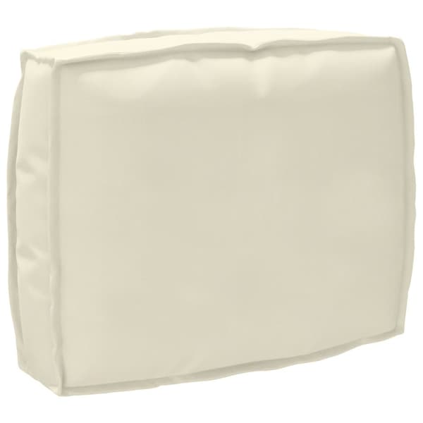 Pallkudde för ryggstöd Grädde 50x40x12 cm Oxfordtyg
