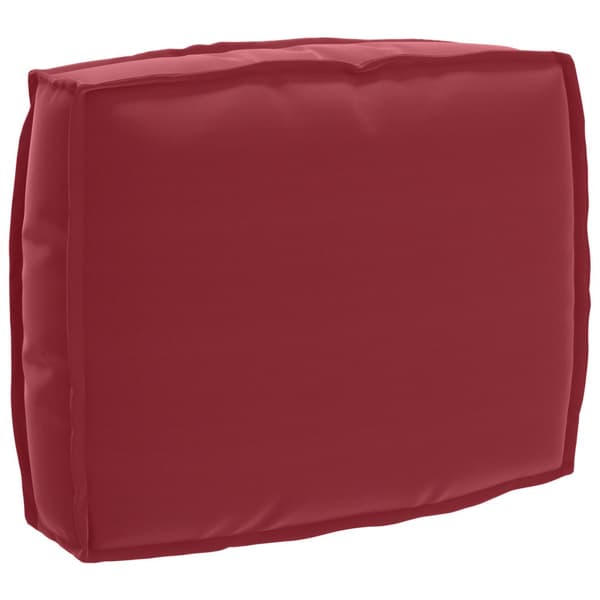Palettkudde för ryggstöd Vinröd 50x40x12 cm Oxford-tyg