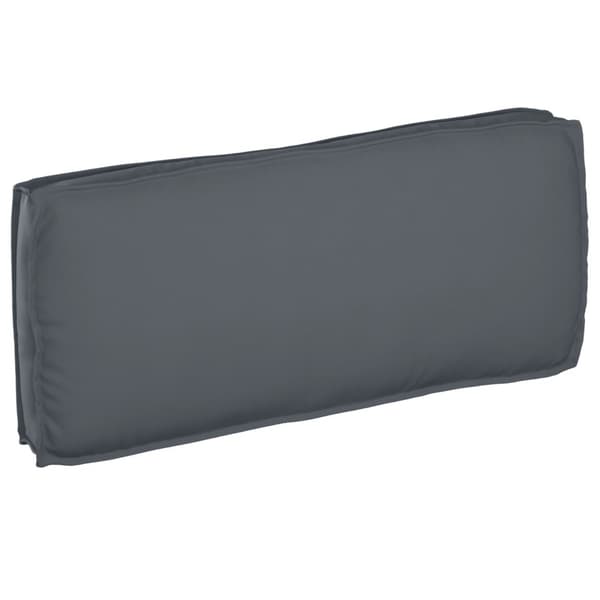Pallkudde för Sitt/ Ryggstöd Antracit 120x50x12 cm Oxfordtyg