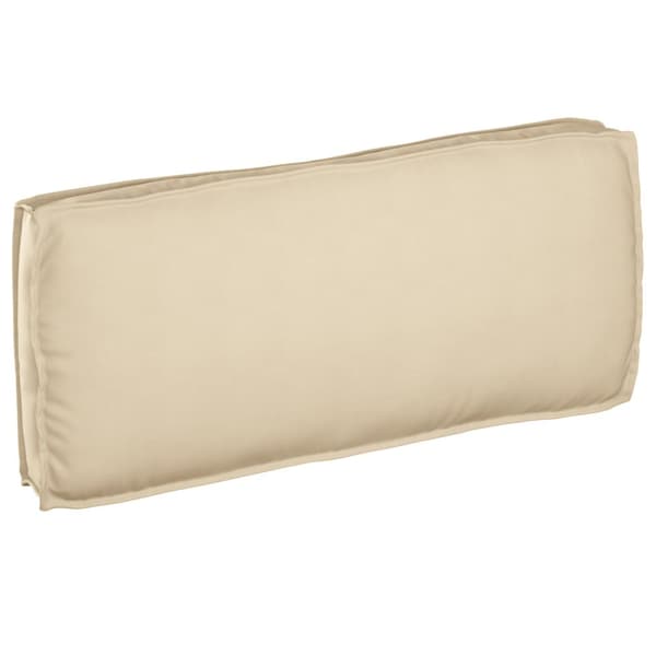 Pallkudde för Säte/Ryggstöd Beige 120x50x12 cm Oxford Tyg