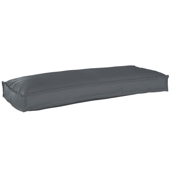 Pallkudde för Bänk Antracit 100x40x8 cm Oxfordtyg