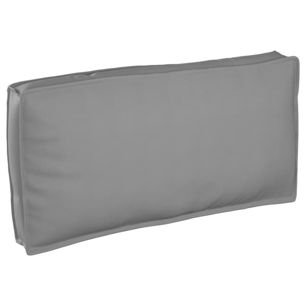 Pallkudde för Sitt/ryggstöd Grå 120x60x12 cm Oxford Tyg