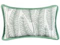 Miniatyrbilde 4 av 7: Sett med 2 uteputer Grønn Polyester 30 x 50 cm Bladmønster Vanntett og UV-bestandig putetrekk Hage Pynteputer