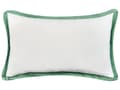 Miniatyrbilde 5 av 7: Sett med 2 uteputer Grønn Polyester 30 x 50 cm Bladmønster Vanntett og UV-bestandig putetrekk Hage Pynteputer