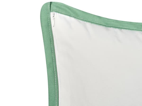 Sett med 2 uteputer Grønn Polyester 30 x 50 cm Bladmønster Vanntett og UV-bestandig putetrekk Hage Pynteputer