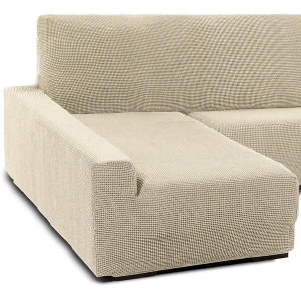 BRUGT Betræk til chaiselong med lang arm til venstre Sofaskins Beige (Refurbished C)