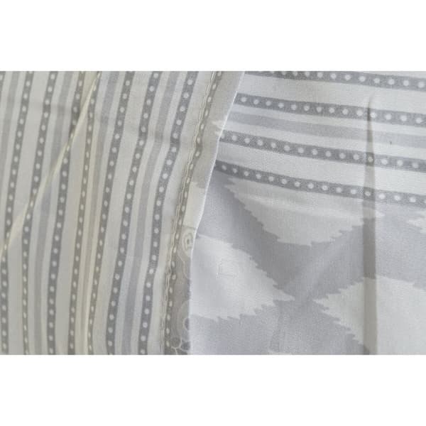 Kudde DKD Home Decor Beige Grå Polyester Patchwork 60 x 10 x 40 cm