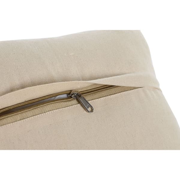 Kudde DKD Home Decor Kräm Mörkbrun Kolonial 40 x 10 x 40 cm