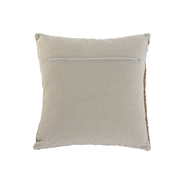 Kudde Home ESPRIT Naturell Tropiskt 45 x 8 x 45 cm