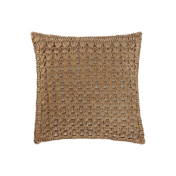 Kudde Home ESPRIT Naturell Tropiskt 45 x 8 x 45 cm