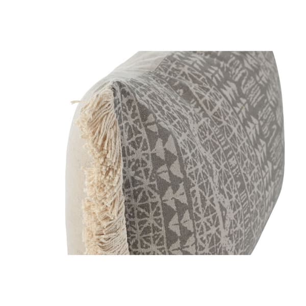 Kudde Home ESPRIT Grå Naturell Boho 50 x 8 x 30 cm