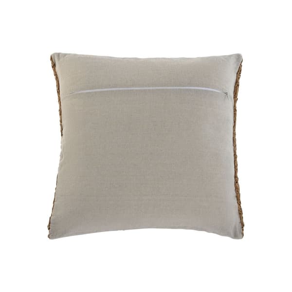Kudde Home ESPRIT Naturell Tropiskt 45 x 8 x 45 cm