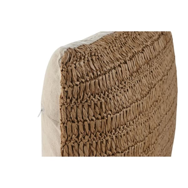Kudde Home ESPRIT Naturell Tropiskt 45 x 8 x 45 cm