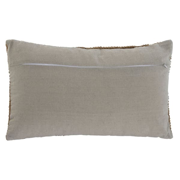 Pute Home ESPRIT Naturell Tropisk 50 x 8 x 30 cm