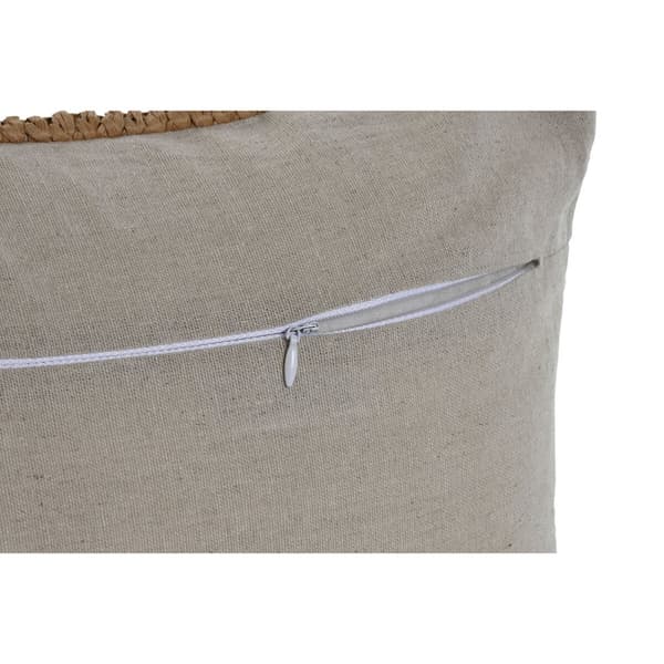 Pute Home ESPRIT Naturell Tropisk 50 x 8 x 30 cm