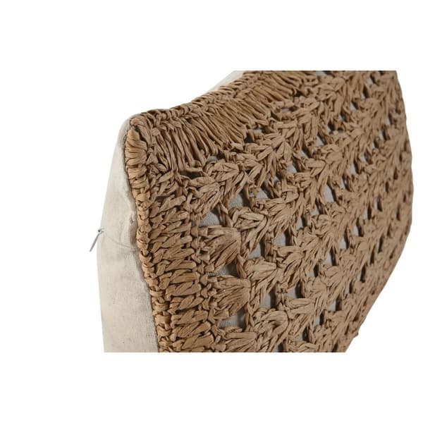 Pute Home ESPRIT Naturell Tropisk 50 x 8 x 30 cm