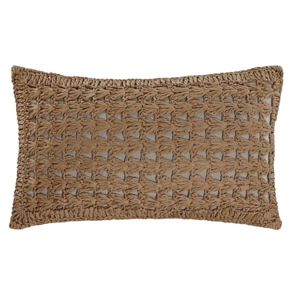 Pute Home ESPRIT Naturell Tropisk 50 x 8 x 30 cm
