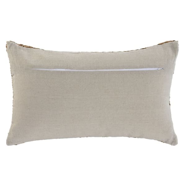 Kudde Home ESPRIT Naturell Tropiskt 50 x 8 x 30 cm