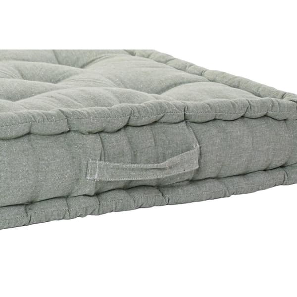 Pute DKD Home Decor Gulv Polyester (60 x 60 x 13 cm) (3 enheter)