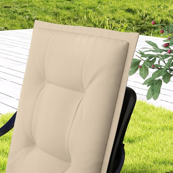 Rootz 4 -osainen asetettu istuintyyny - tuolin tyyny - uloste tyyny - maksimaalinen mukavuus - 108 cm x 50 cm x 5cm - ulkokäyttöön - UV- ja vedenkestä