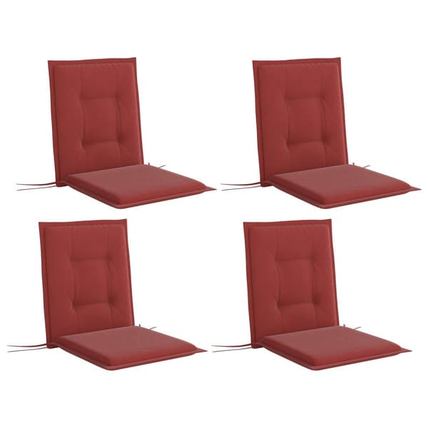 Rootz 4 -styckesstolkudde - stolkudde - utomhusdyna - UV -resistent - 108 cm x 50 cm x 5 cm
