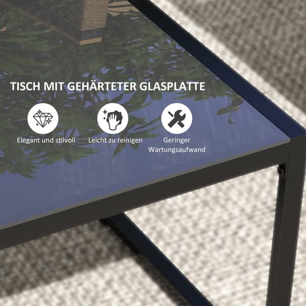 Rootz 4 -delat rotting trädgårdsuppsättning - balkongmöbler - väderbeständig soffa set - komfort kuddar - 116 cm x 71 cm x 78 cm