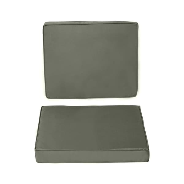 Rootz 2 -stykke sædepude sæt - stolpude - polstring pude - behagelig siddepladser - 56 cm x 52 cm x 7 cm