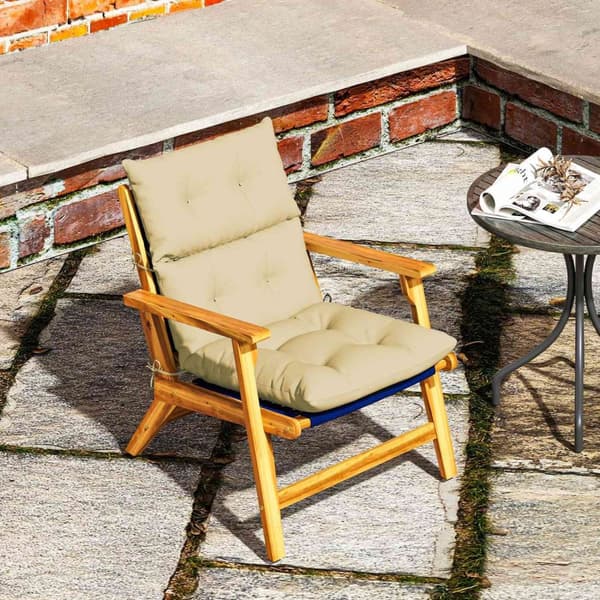 Rootz tjock klädda sittdyna - stol kudde - gungstol kudde - komfort & uv resistent - 115 cm x 56 cm x 10 cm