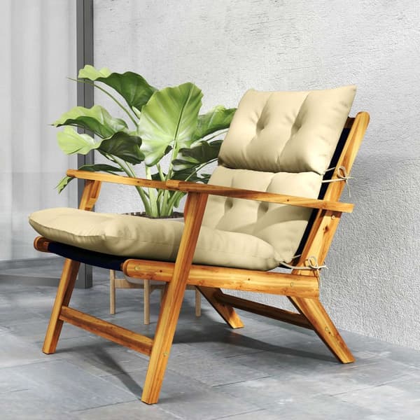 Rootz tjock klädda sittdyna - stol kudde - gungstol kudde - komfort & uv resistent - 115 cm x 56 cm x 10 cm